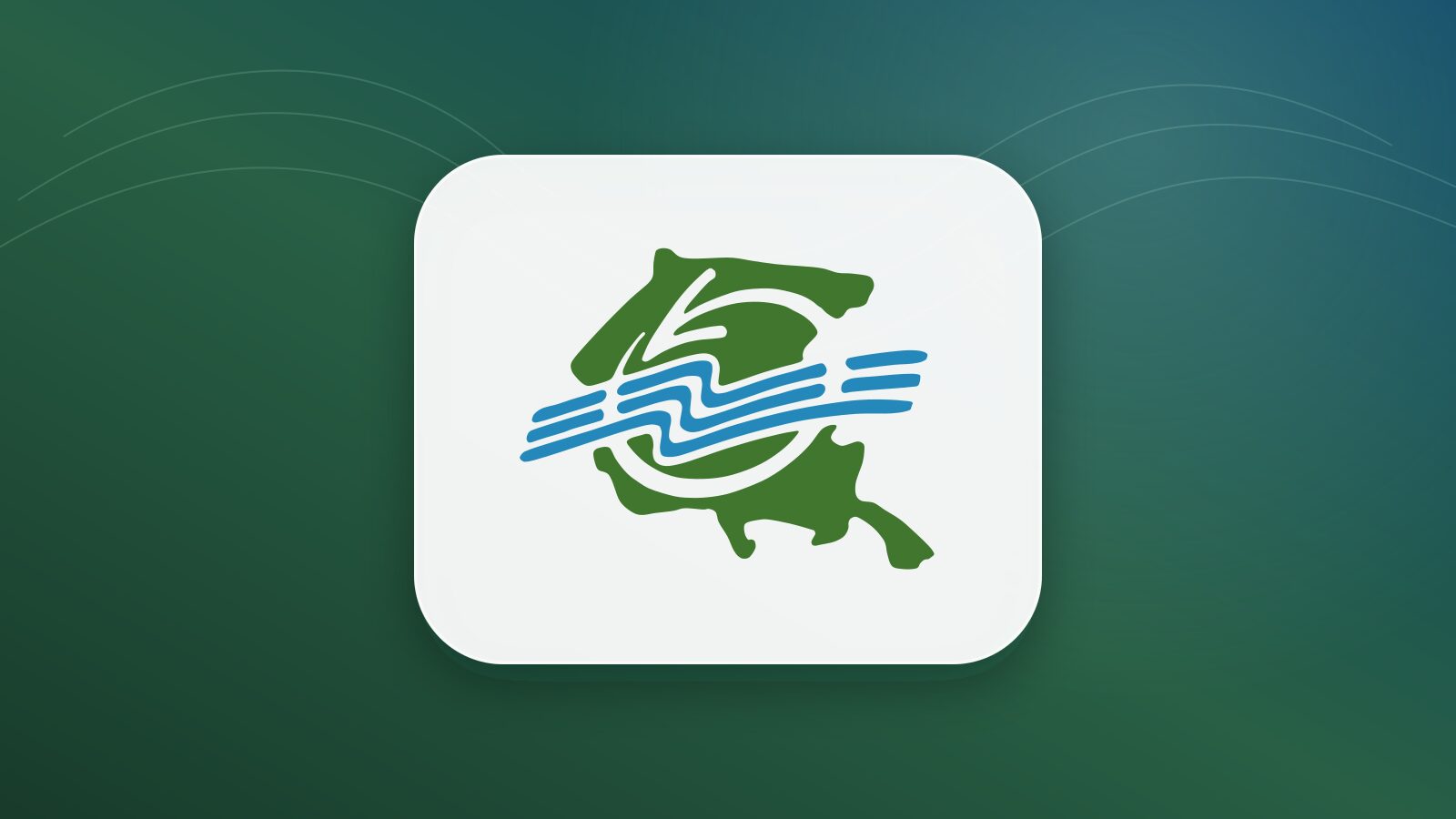 Logo dell’Associazione Consorzi di Bonifica del Friuli Venezia Giulia su fondo verde scuro
